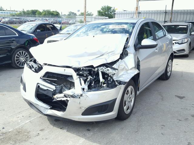 1G1JA5SH9F4164987 - 2015 CHEVROLET SONIC LS 银色 照片 2