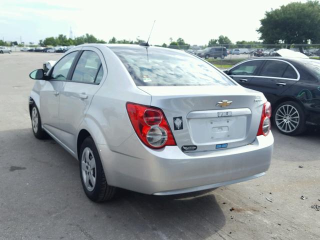 1G1JA5SH9F4164987 - 2015 CHEVROLET SONIC LS 银色 照片 3