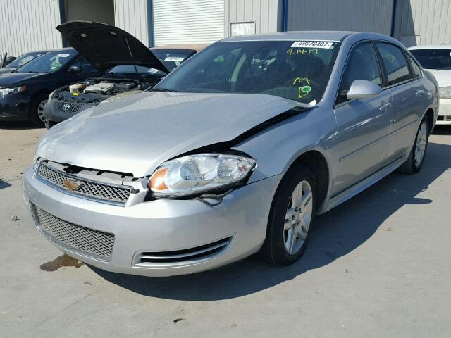 2G1WB5E33F1168127 - 2015 CHEVROLET IMPALA LIM SILVER photo 2