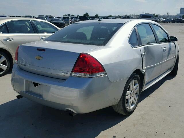 2G1WB5E33F1168127 - 2015 CHEVROLET IMPALA LIM SILVER photo 4