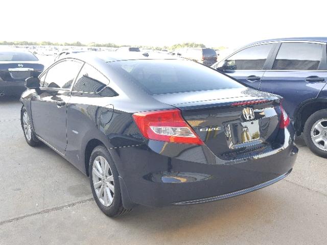 2HGFG3B18CH540307 - 2012 HONDA CIVIC EXL 黑色 照片 3