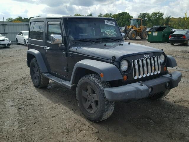 1J4FA24108L607087 - 2008 JEEP WRANGLER BLACK photo 1