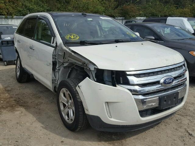 2FMDK3JCXBBB25350 - 2011 FORD EDGE SEL WHITE photo 1