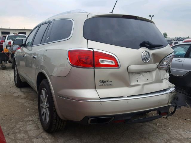 5GAKVBKD9FJ100558 - 2015 BUICK ENCLAVE BEIGE photo 3