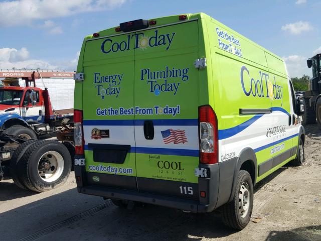 3C6TRVDG5FE511444 - 2015 RAM PROMASTER WHITE photo 4