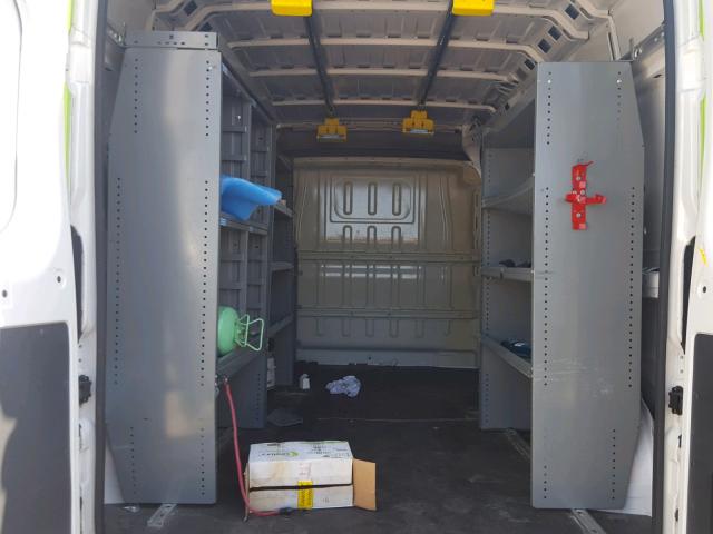 3C6TRVDG5FE511444 - 2015 RAM PROMASTER WHITE photo 9