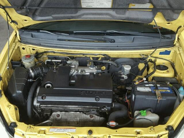 JS2RD41H935201691 - 2003 SUZUKI AERIO SX YELLOW photo 7