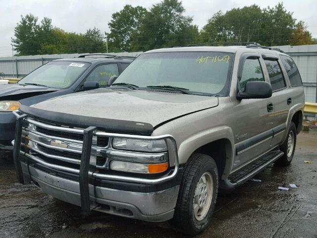 1GNEK13Z42J175422 - 2002 CHEVROLET TAHOE K150 TAN photo 2