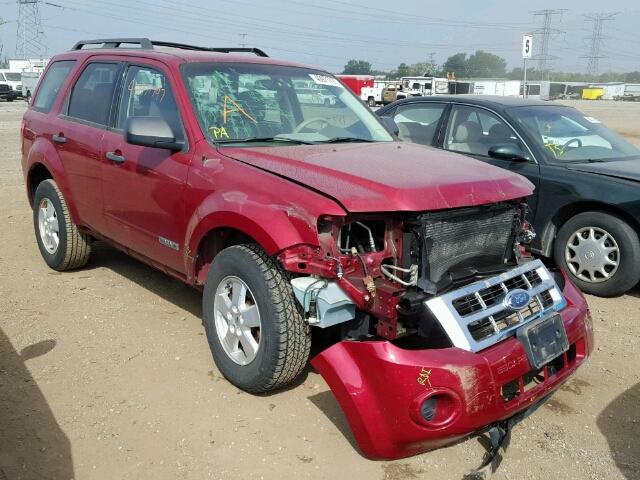 1FMCU02Z88KA56308 - 2008 FORD ESCAPE XLS RED photo 1