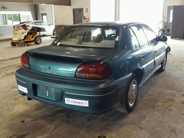 1G2NE52T4VM521643 - 1997 PONTIAC GRAND AM S Yaşıl foto 4
