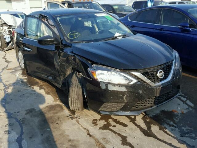 3N1AB7AP0HY283202 - 2017 NISSAN SENTRA S BLACK photo 1