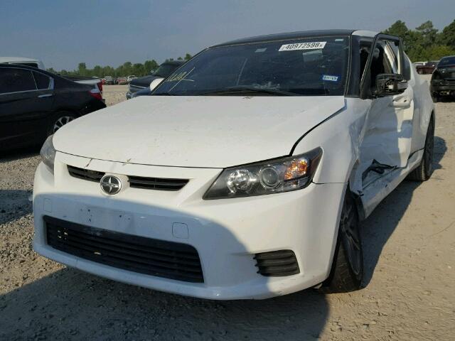 JTKJF5C79D3065211 - 2013 TOYOTA SCION TC თეთრი ფოტო 2