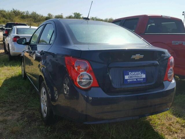 1G1JA5SH8F4111200 - 2015 CHEVROLET SONIC LS 蓝色 照片 3