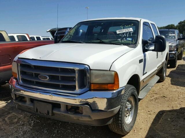 1FTNW21F7YEE13048 - 2000 FORD F250 SUPER WHITE photo 2