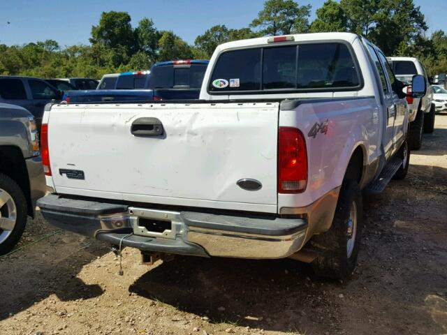 1FTNW21F7YEE13048 - 2000 FORD F250 SUPER WHITE photo 4