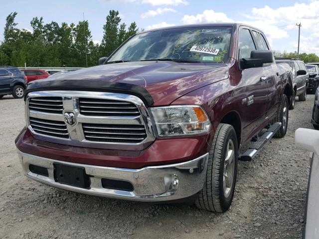 1C6RR7LT4GS315532 - 2016 RAM 1500 SLT RED photo 2