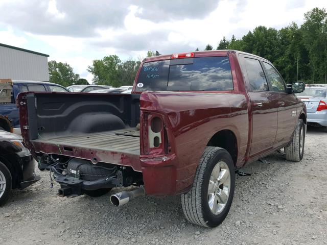 1C6RR7LT4GS315532 - 2016 RAM 1500 SLT RED photo 4