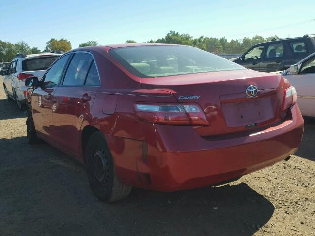 4T1BE46K17U020105 - 2007 TOYOTA CAMRY NEW RED photo 3