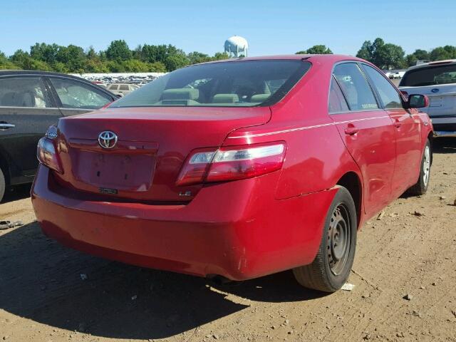 4T1BE46K17U020105 - 2007 TOYOTA CAMRY NEW RED photo 4