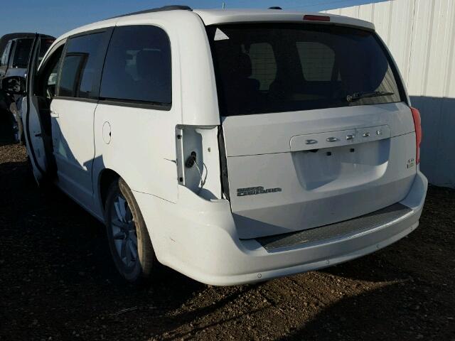 2C4RDGCG4ER305110 - 2014 DODGE GRAND CARA WHITE photo 3