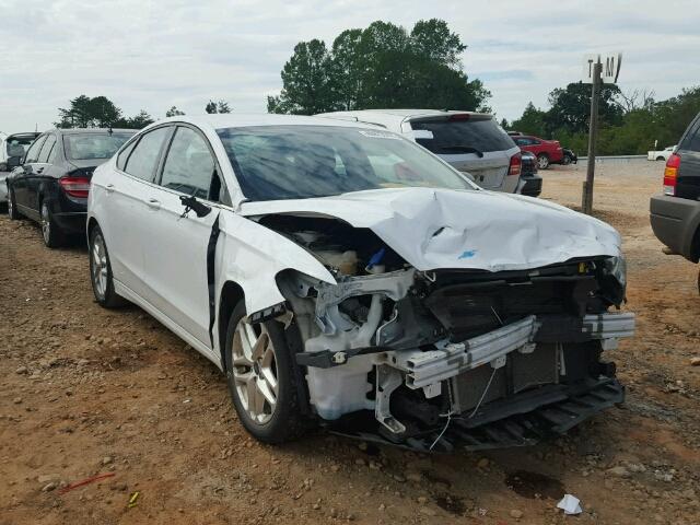 3FA6P0H79DR282934 - 2013 FORD FUSION SE WHITE photo 1