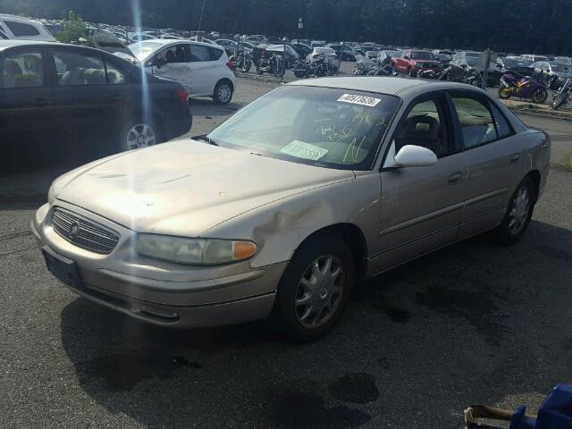 2G4WB55K8Y1270522 - 2000 BUICK REGAL LS GRAY photo 2
