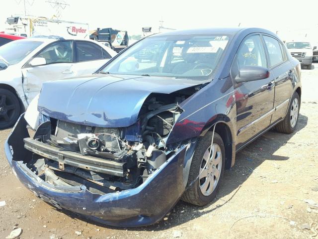 3N1AB6AP8BL644089 - 2011 NISSAN SENTRA 2.0 BLUE photo 2