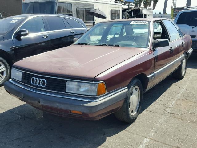 WAUHE0447HN032831 - 1987 AUDI 5000 CS QU MAROON photo 2