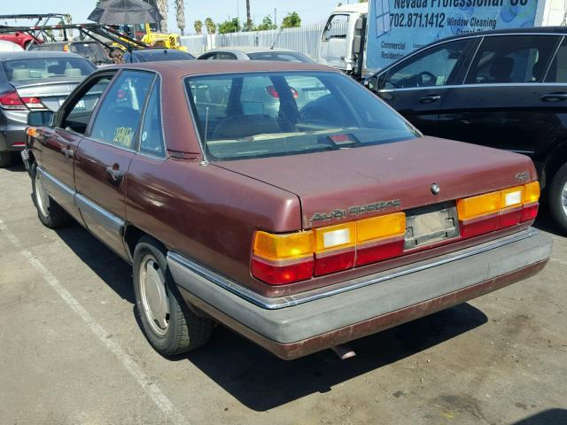 WAUHE0447HN032831 - 1987 AUDI 5000 CS QU MAROON photo 3