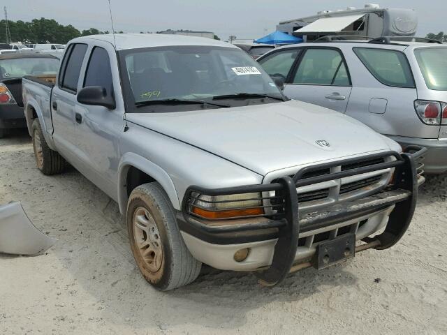 1D7HL38NX3S110497 - 2003 DODGE DAKOTA QUA GRAY photo 1