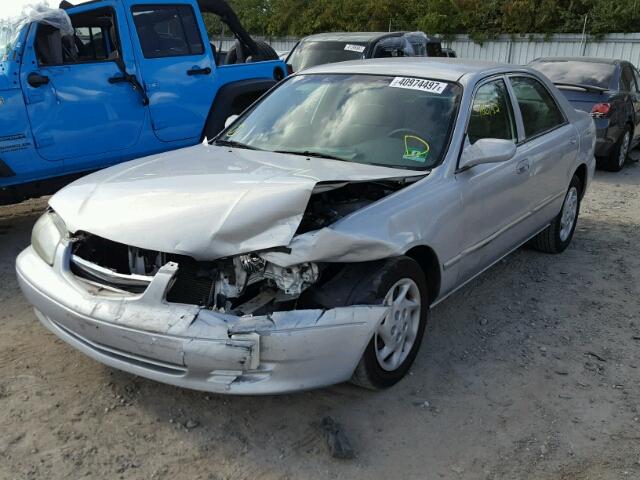 1YVGF22C015244097 - 2001 MAZDA 626 SILVER photo 2