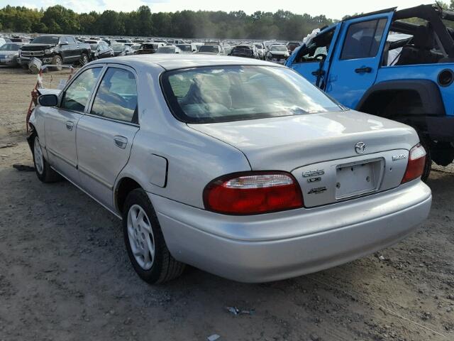 1YVGF22C015244097 - 2001 MAZDA 626 SILVER photo 3