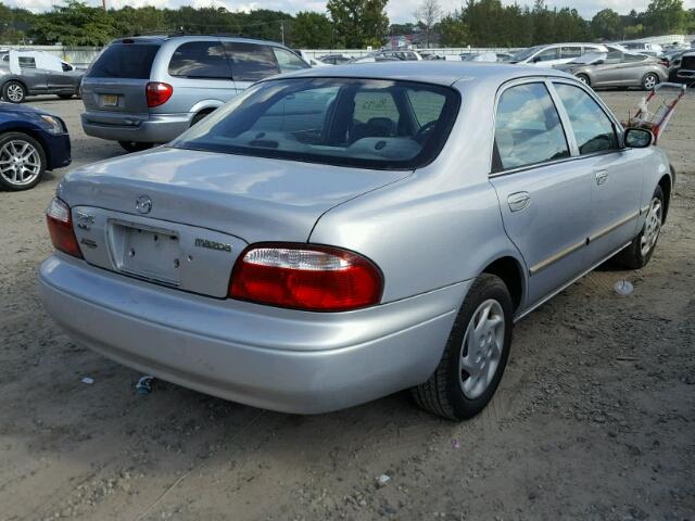 1YVGF22C015244097 - 2001 MAZDA 626 SILVER photo 4