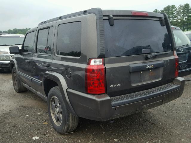 1J8HG48K56C221220 - 2006 JEEP COMMANDER CHARCOAL photo 3