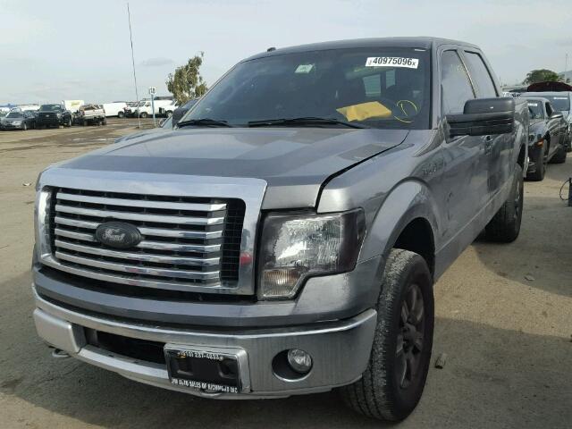 1FTFW1ET9CKD79008 - 2012 FORD F150 SUPER GRAY photo 2