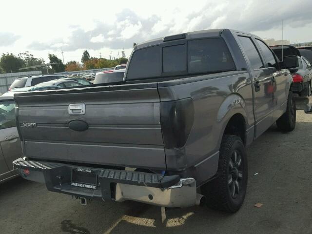 1FTFW1ET9CKD79008 - 2012 FORD F150 SUPER GRAY photo 4