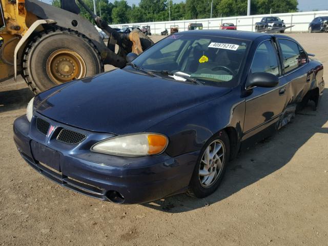 1G2NE52F04M677428 - 2004 PONTIAC GRAND AM S BLUE photo 2