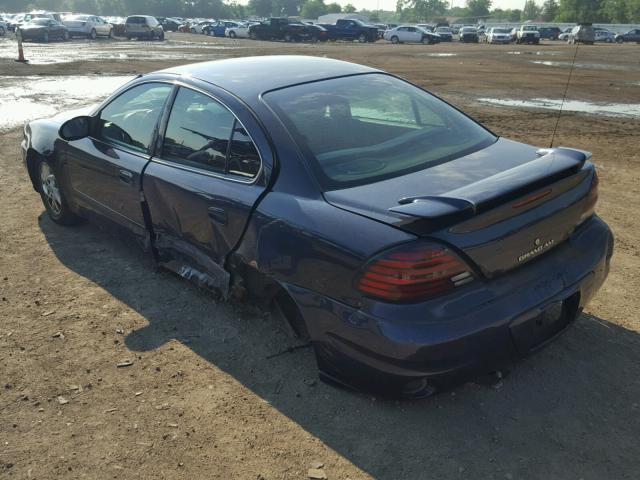 1G2NE52F04M677428 - 2004 PONTIAC GRAND AM S BLUE photo 3