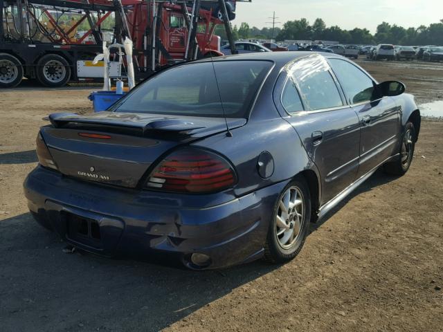 1G2NE52F04M677428 - 2004 PONTIAC GRAND AM S BLUE photo 4