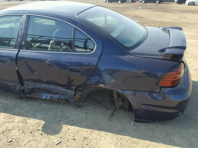 1G2NE52F04M677428 - 2004 PONTIAC GRAND AM S BLUE photo 9