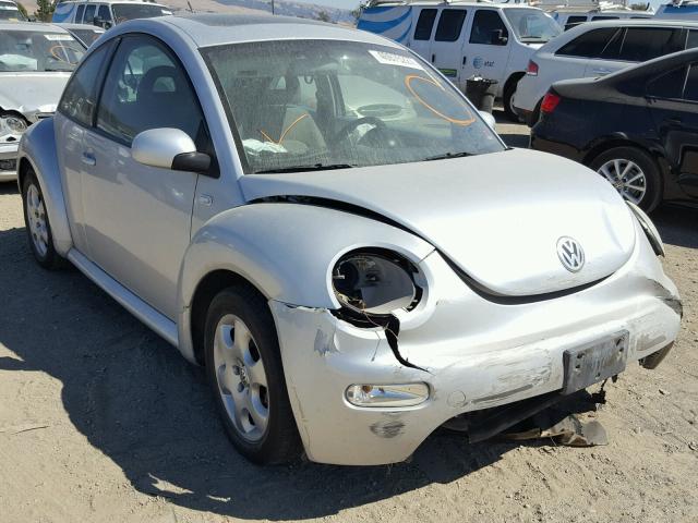 3VWCK21CX2M434547 - 2002 VOLKSWAGEN NEW BEETLE SILVER photo 1