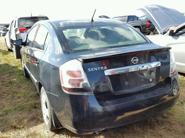 3N1AB6AP3CL660167 - 2012 NISSAN SENTRA 2.0 BLACK photo 3