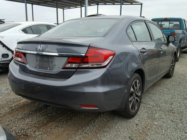 19XFB2F85DE046725 - 2013 HONDA CIVIC EX CHARCOAL photo 4