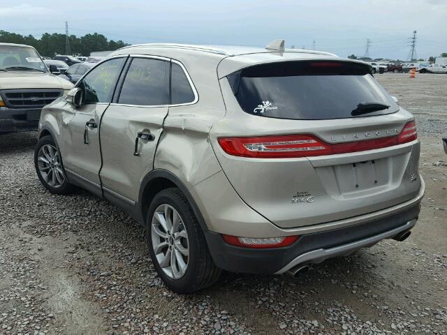 5LMCJ1A95FUJ25101 - 2015 LINCOLN MKC 金色 照片 3