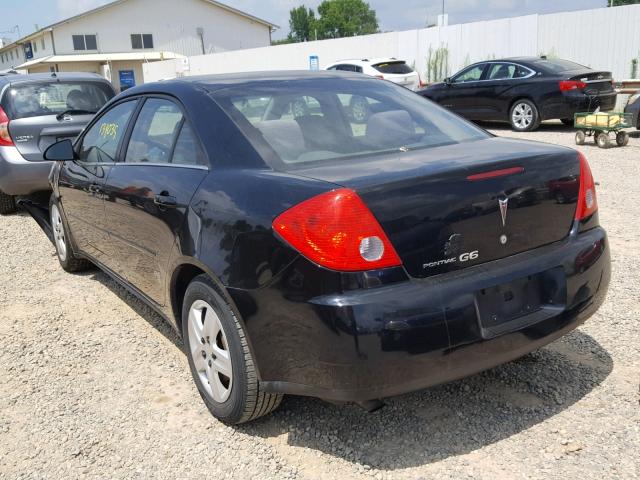 1G2ZF58B474273507 - 2007 PONTIAC G6 VALUE L BLACK photo 3