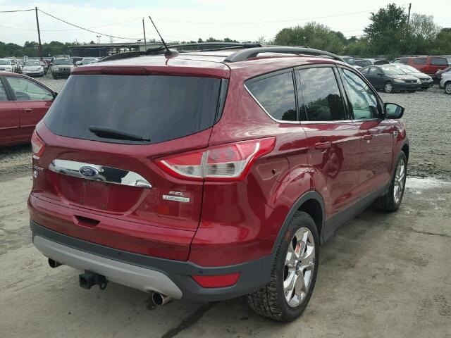 1FMCU0H92DUC31979 - 2013 FORD ESCAPE SEL RED photo 4