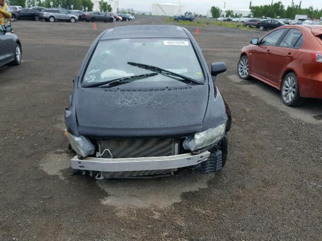 2HGFA1F67BH004524 - 2011 HONDA CIVIC LX-S BLACK photo 9