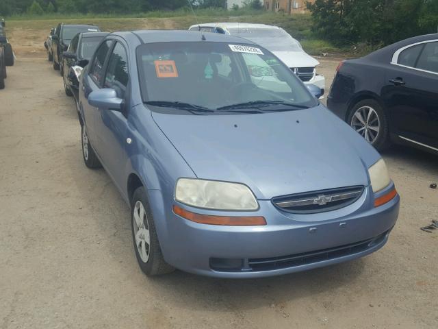 KL1TD56636B631145 - 2006 CHEVROLET AVEO BASE Mavi foto 1