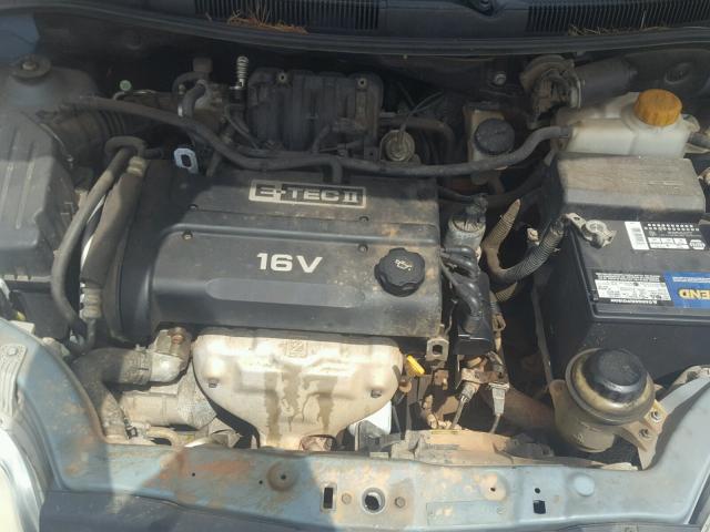 KL1TD56636B631145 - 2006 CHEVROLET AVEO BASE Mavi foto 7