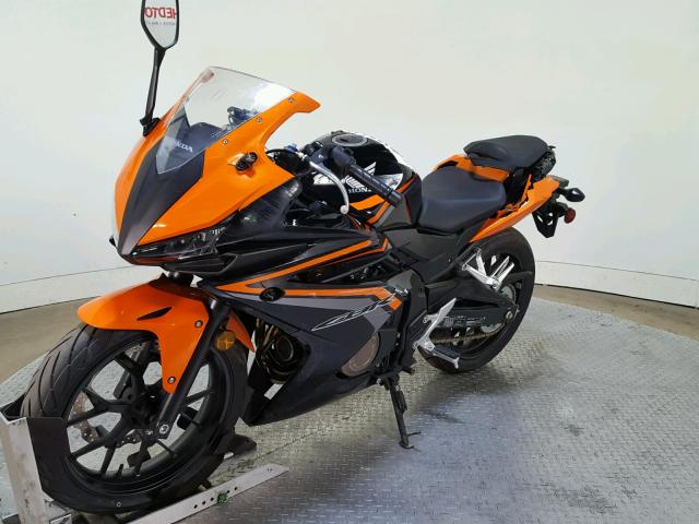 MLHPC4469H5401540 - 2017 HONDA CBR500 R ORANGE photo 4